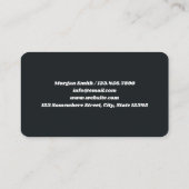 アフロ編み 名刺 (裏面)