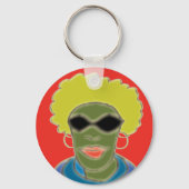 アフロ離れ キーホルダー (正面)