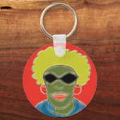 アフロ離れ キーホルダー (正面)