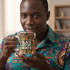アフロ鮮やかカルチャー・グラフィックス コーヒーマグカップ