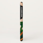 アフロ黒人女性モンステラデリシオサボタニカル Case-Mate iPhoneケース (裏面/左)