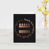 アフロ・アフリカ黒人歴史月間メラニン先生 カード (黄色い花)