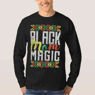 アフロ・アフリカ・アメリカ歴史月間ブラックママママママジ Tシャツ