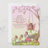 アフロ・アメリカン・ベイビー・シャワー 招待状 (裏面)