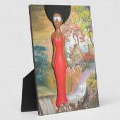 アフロ・グラム：時代を超える美しさ フォトプラーク (側面)