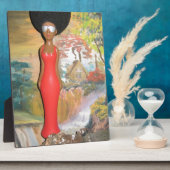 アフロ・グラム：時代を超える美しさ フォトプラーク (側面)