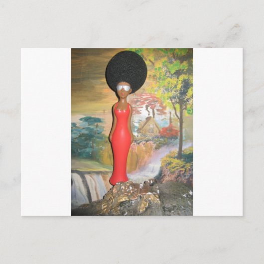 アフロ・グラム：時代を超える美しさ ポストカード (正面)