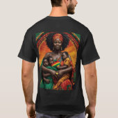 アフロ・ストコラシー ベーシック ダークTシャツ Tシャツ (裏面)