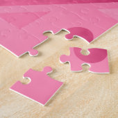 アフロ・パフのアフリカ系アメリカ人ガール ジグソーパズル (側面)