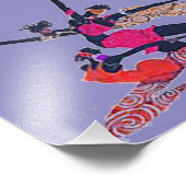 アフロ・フュージョンによるアフロ・ウィンドダンサー フォトプリント            (角)