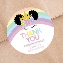 アフロ・プフ・ユニコーンレインボーズ誕生日パーティーの好意