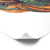 アフロ・ボホ・クイーンカラフル- 芸術的 フォトプリント            (角)