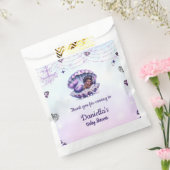 アフロ・マーメイドの赤ちゃんシャワー フェイバーバッグ (封をした状態)