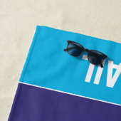 アフロ・ユニコーン「メイド・オブ・魔法」トリオデザイン ビーチタオル (インサイチュ)