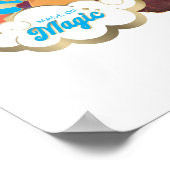 アフロ・ユニコーン「メイド・オブ・魔法」トリオデザイン ポスター (角)