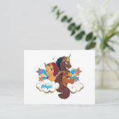 アフロ・ユニコーン「メイド・オブ・魔法」トリオデザイン ポストカード (スタンド正面)