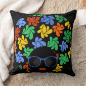 アフロ ラブ カラフル ピロー (ブランケット)