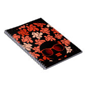 アフロ·ラブ·サンゴ·レッド·ピロー ノートブック (右側)