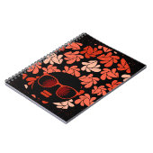 アフロ·ラブ·サンゴ·レッド·ピロー ノートブック (左側)