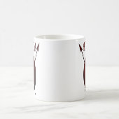 アフ伝統的リカの盾はアフロアート コーヒーマグカップ (中央)