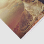 アフ威厳のあるリカのライオンとライオン 薄葉紙 (詳細)