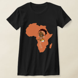 アフ恋しく思ア | Afro 誇りを持った Girl | Tシャツ