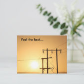 アフ感じリカの日の出の暑さ ポストカード (スタンド正面)