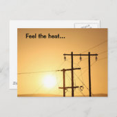 アフ感じリカの日の出の暑さ ポストカード (正面/裏面)