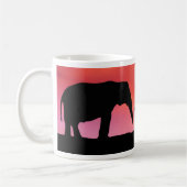 アフ救リカゾウ コーヒーマグカップ (左)