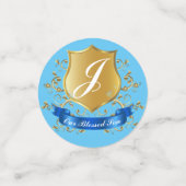 アフ王室のリカンプリンスブルー&金ゴールドファンシーコンフェ コンフェッティ (スモール正面)