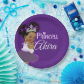 アフ王室のリカ紫プリンセス|ファンシー| ペーパープレート (パーティー)