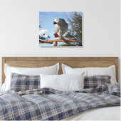 アフ素晴らしリカのオウム キャンバスプリント (インサイチュ (寝室))