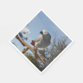 アフ素晴らしリカのオウム スタンダードランチョンナプキン (角)