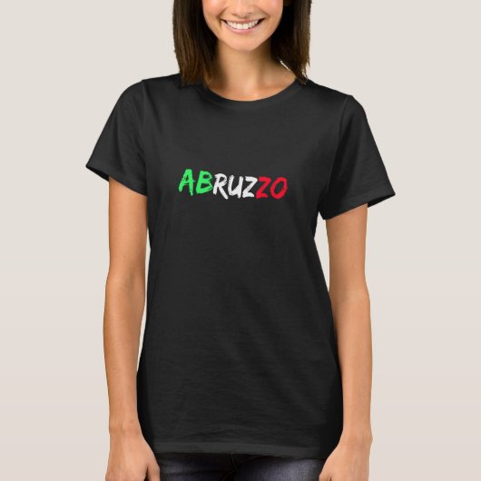 アブイタリアンルッツォ州旗 Tシャツ (正面)