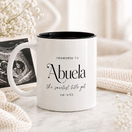 アブエラへの妊娠発表ギフト ツートーンマグカップ