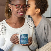 アブエラスペインのおばあちゃんサンキューメッセージカスタム コーヒーマグカップ