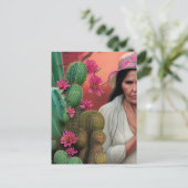 アブエラスリアルフローラデジタルアート ポストカード (スタンド正面)