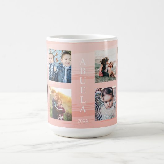 アブエラピンクグラデーションク コーヒーマグカップ (中央)