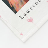 アブエラモダンママファミリーフォトコラージュ フリースブランケット (角)