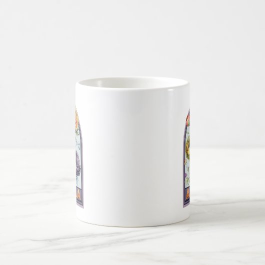 アブエラヴィンテージフローラ祖母 コーヒーマグカップ (中央)