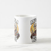 アブエラ最高のはシおもしろい・ヒスパニック・アブエラ コーヒーマグカップ (中央)