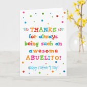 アブエリットの父の日札 カード (黄色い花)