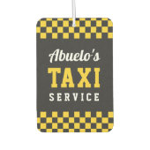 アブエロのタクシー |かわいいグランパギフト カーエアーフレッシュナー (正面)