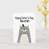 アブエロの父の日札 カード (黄色い花)