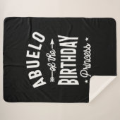 アブエロオブザ誕生日プリンセス シェルパブランケット (正面(横))