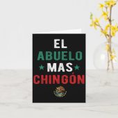 アブエロマスチョンスペインの先生ファーザーズデイギ カード (黄色い花)