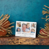 アブエロ祖父の孫フォトコラージュ フォトプラーク (側面)