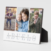 アブエロ |孫の写真コラージュ フォトプラーク (側面)
