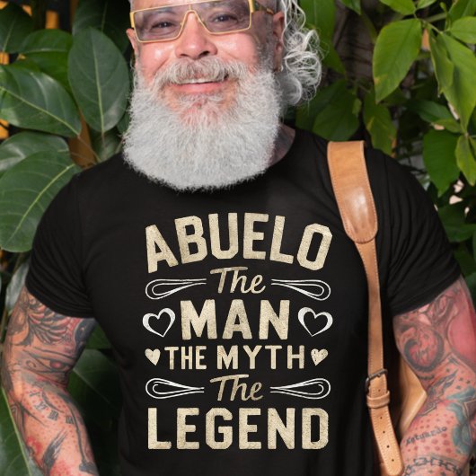 アブエロ | The Man The Myth The Legend Father's Day Tシャツ