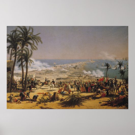 アブキルの戦い(1799年7月25日) ポスター (正面)